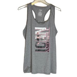 Danskin Now Graphic Tank XL I Can And I Will